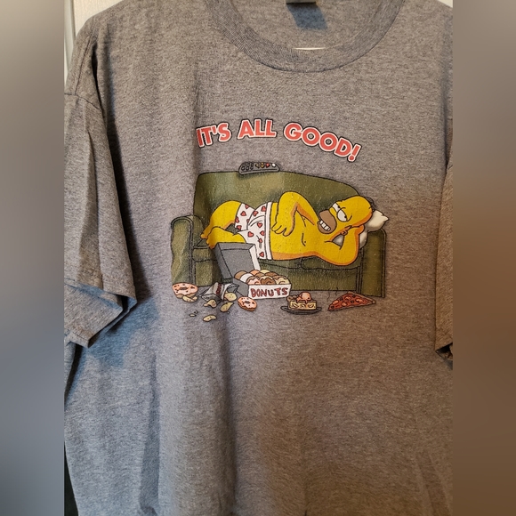T-shirt The Simpsons Homer - Taille XL - Coton - Neuf Avec étiquette - Look Décontracté